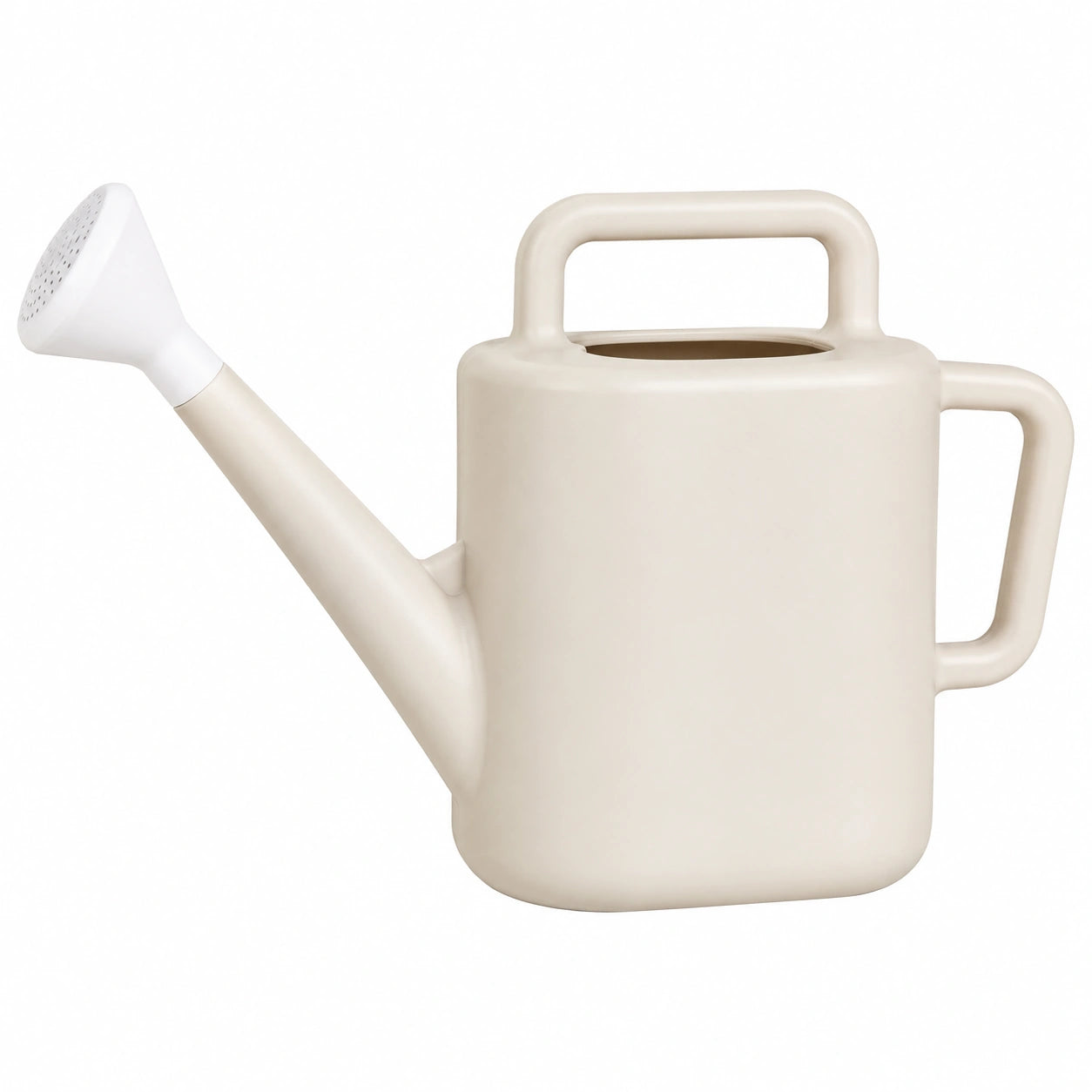 Arrosoir de jardin beige 5l avec poignée ergonomique
