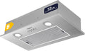 CIARRA Hotte Aspirante Encastrée - Hotte de Cuisine Intégrée - 300 m3/h - 52cm - Evacuation ou – Hotte aspirante encastrable de 52 cm
