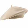 Béret classique beige