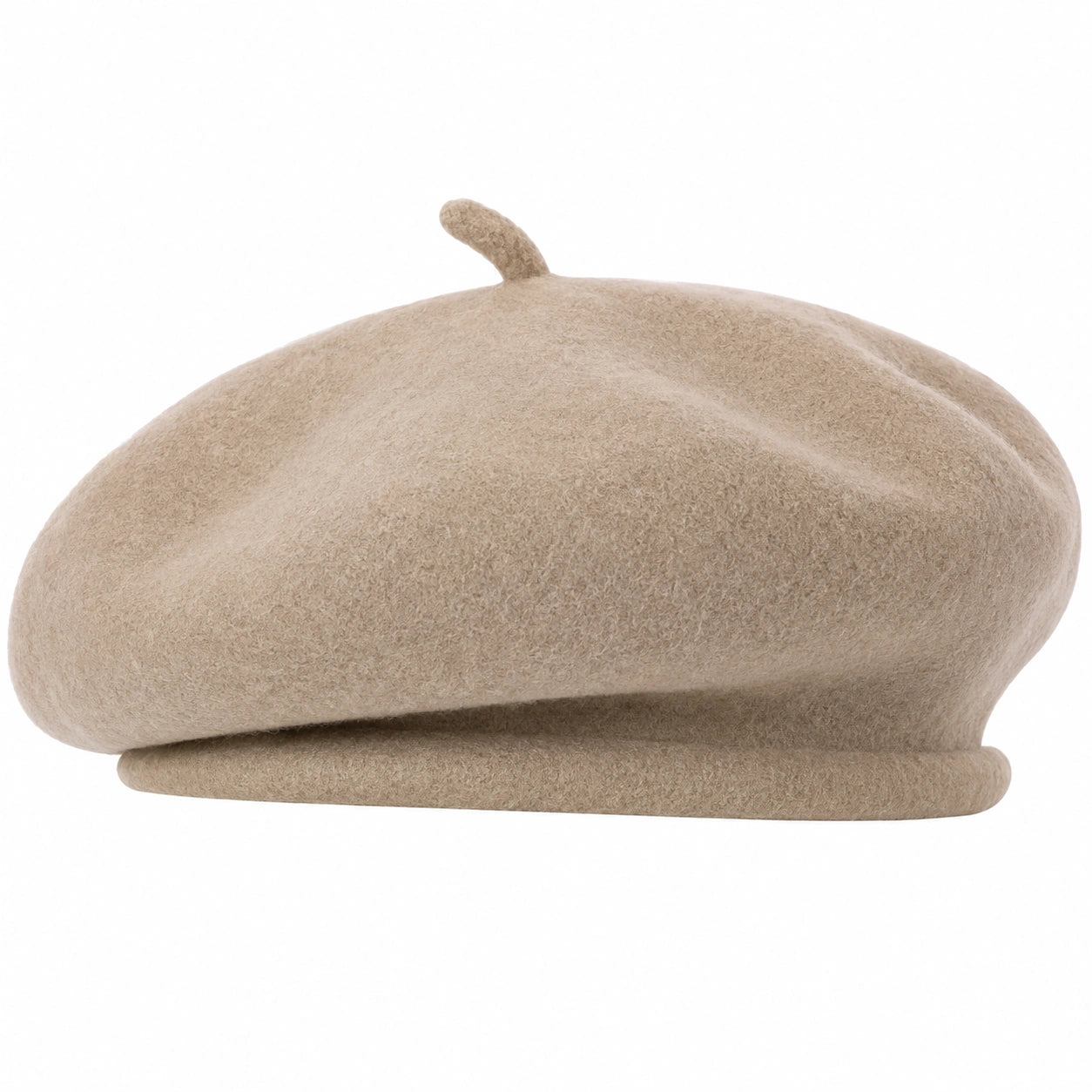 Béret classique beige pour adultes