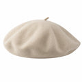 Béret classique beige élégant pour adultes