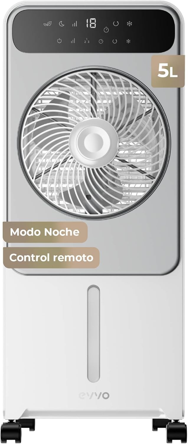 Rafraîchisseurs d'air par évaporation – EVVO, AC950 Rafraîchisseur d'air et refroidisseur d'air portable, 12 vitesses, télécommande