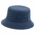 Chapeau bob bleu foncé en velours côtelé