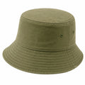 Chapeau bob classique vert kaki unisexe