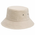 Chapeau bob beige avec œillets de ventilation