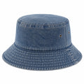 Bob en denim bleu avec œillets de ventilation