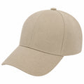 Casquette unisexe beige avec sangle réglable