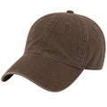 Casquette de baseball unisexe marron ajustable