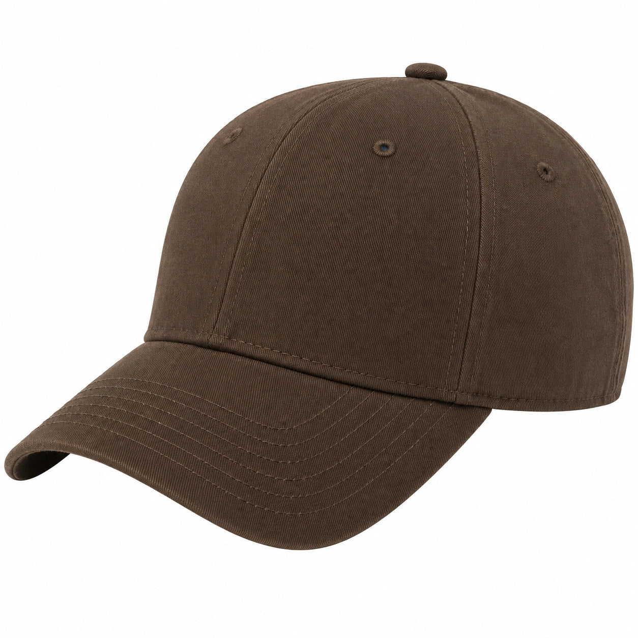 Casquette de baseball marron classique et réglable