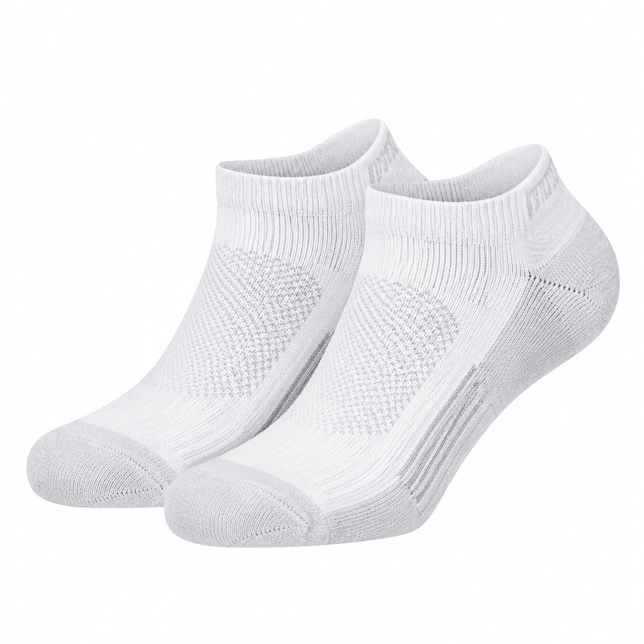 Chaussettes courtes blanches respirantes, taille 36-42, lot de 2