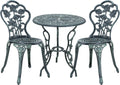 Ensembles de bistro – casa.pro, Set de Bistrot Style Vintage Ensemble de Table et de Chaises de Jardin Terrasse Patio Stable