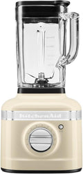 Blender K400 - Bol en verre de 1 – KitchenAid, Crème/Noir/Transparent