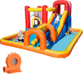 Baralir Château Gonflable avec Ventilateur – 400x320x200 cm, Château Gonflable intérieur/extérieur pour Enfants de 3 à 10 Ans