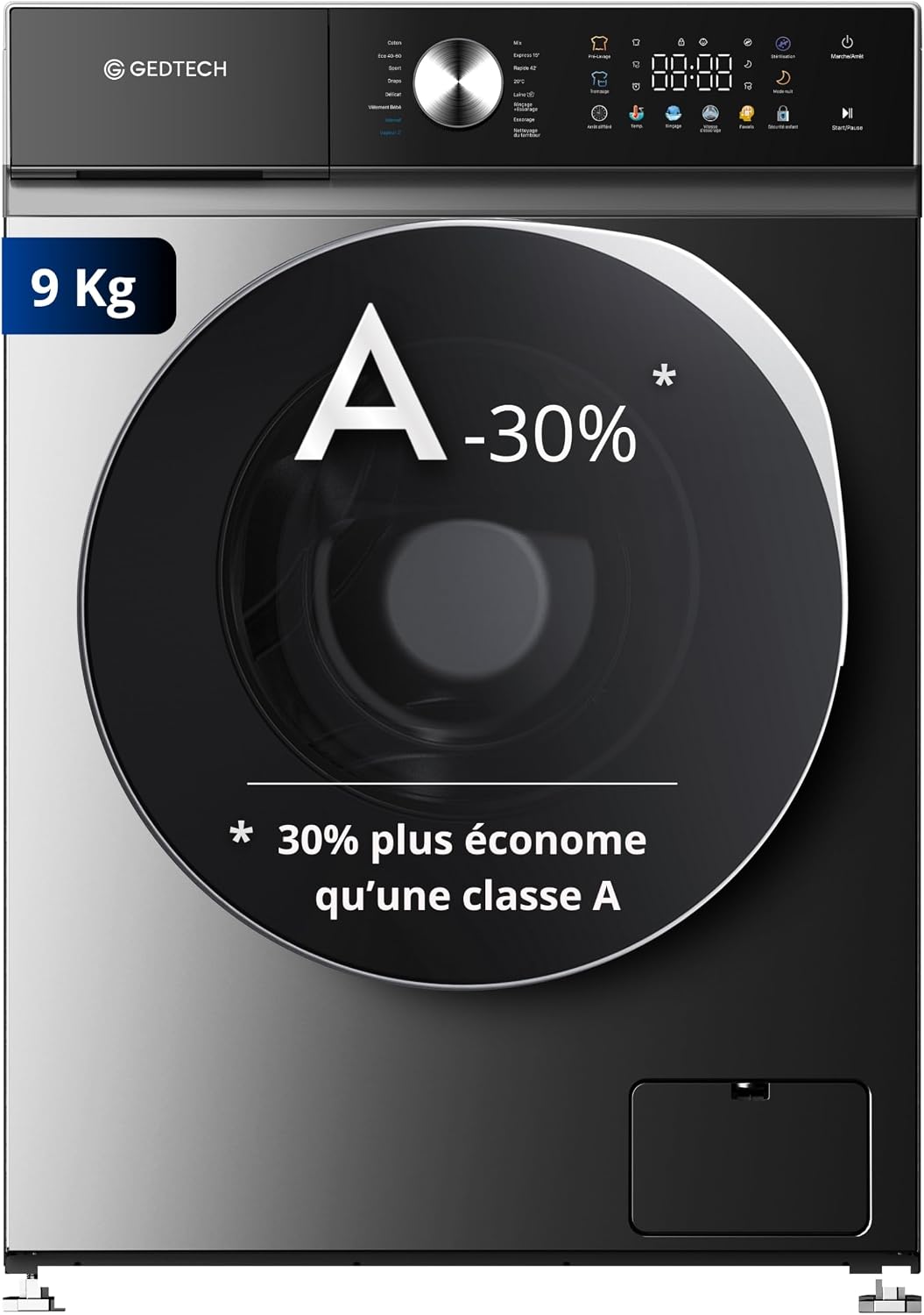 Très Faible conso - Panneau commande LED couleur – GEDTECH, Noir/Gris