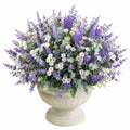 Bouquet de fleurs artificielles lavande et marguerites 30 cm