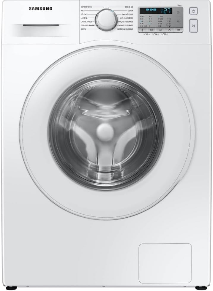 Samsung Lave linge Frontal WW80TA046THEF – Blanc, Lave-linges