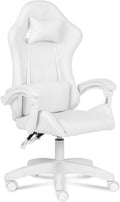 Apollo Chaise Gaming Ergonomique Similicuir Noir avec Dossier Réglable 90-135° – Chaises de Gamer, Ranqer, Pivotement 360°