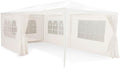 Lifetime Garden Tonnelle 3x6 Mètres – Barnum avec Parois Latérales, Tente de Camping pour 70 Personnes, Blanc Étanche, Chapiteau pour Jardin