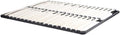 Compatible avec une couette 220x240 cm – Vente- - Sommier Cadre à Lattes 120 x 190 cm - 2x19 Lattes - sans Pieds - Noir - Kalista