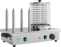 Machine à hot dog avec 4 barres à pain GHM2001 – METRO Professional, 550 W, plage de température jusqu'à 100 °C, argent