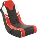 X Rocker Shadow 2.0 chaise gaming enfant rouge, siège à bascule pliable avec 2 haut-parleurs stéréo
