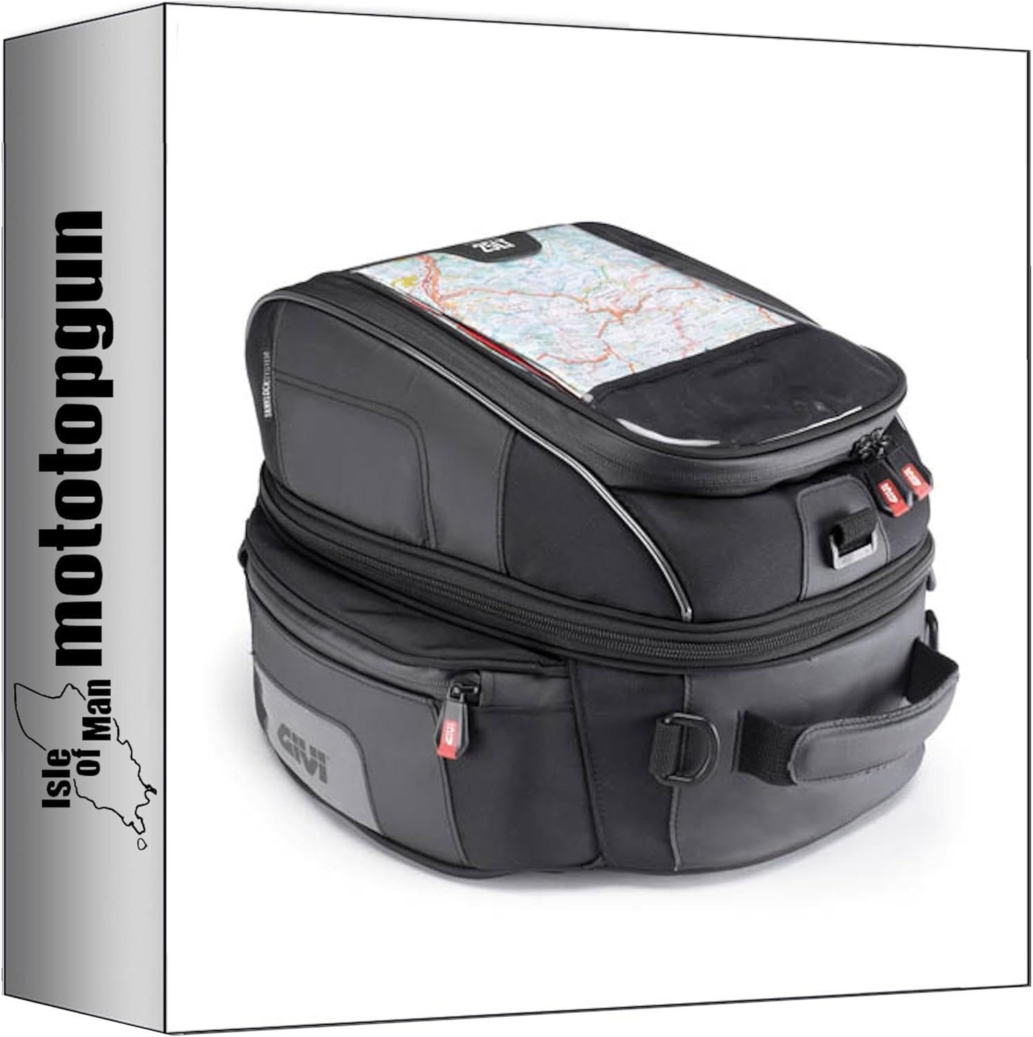 Sacoche Réservoir Tanklock Noir 25 LT, nylon, monolock, 25 lt., – MOTOTOPGUN