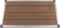 vidaXL Receveur de Douche Extérieur Bac à Douche de Jardin Receveur de Douche de Terrasse Piscine WPC – Douches de jardin