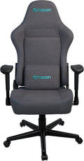 Nacon Chaise de Gaming Ergonomique PCCH-380 avec accoudoirs 2D – Couleur Gris foncé, Coussin Lombaire, inclinable