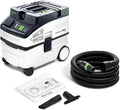 Aspirateurs eau et poussière – Festool, Aspirateur CT 15 CLEANTEC, 578327, Blanc/Noir/Vert