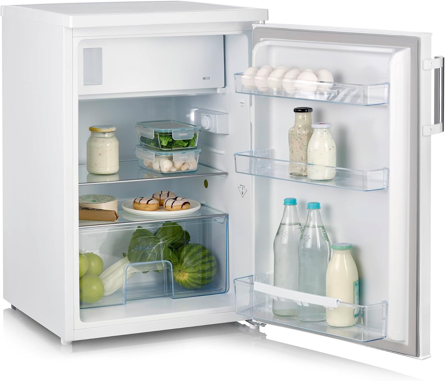 Réfrigérateur compact de largeur 56 cm – Réfrigérateur Table Top – Mini réfrigérateurs, Severin, 37 dB, Volume: 120 Litres, TKS 8847