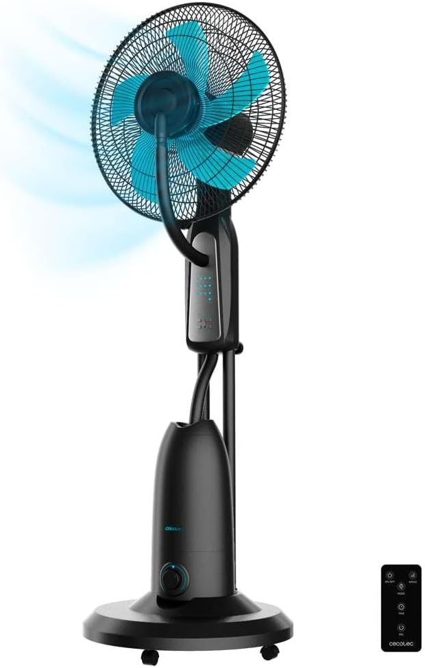Oscillation Automatique et Télécommande – Ventilateur Nébuliseur EnergySilence 490 Freshessence - 90 W – Ventilateurs colonne