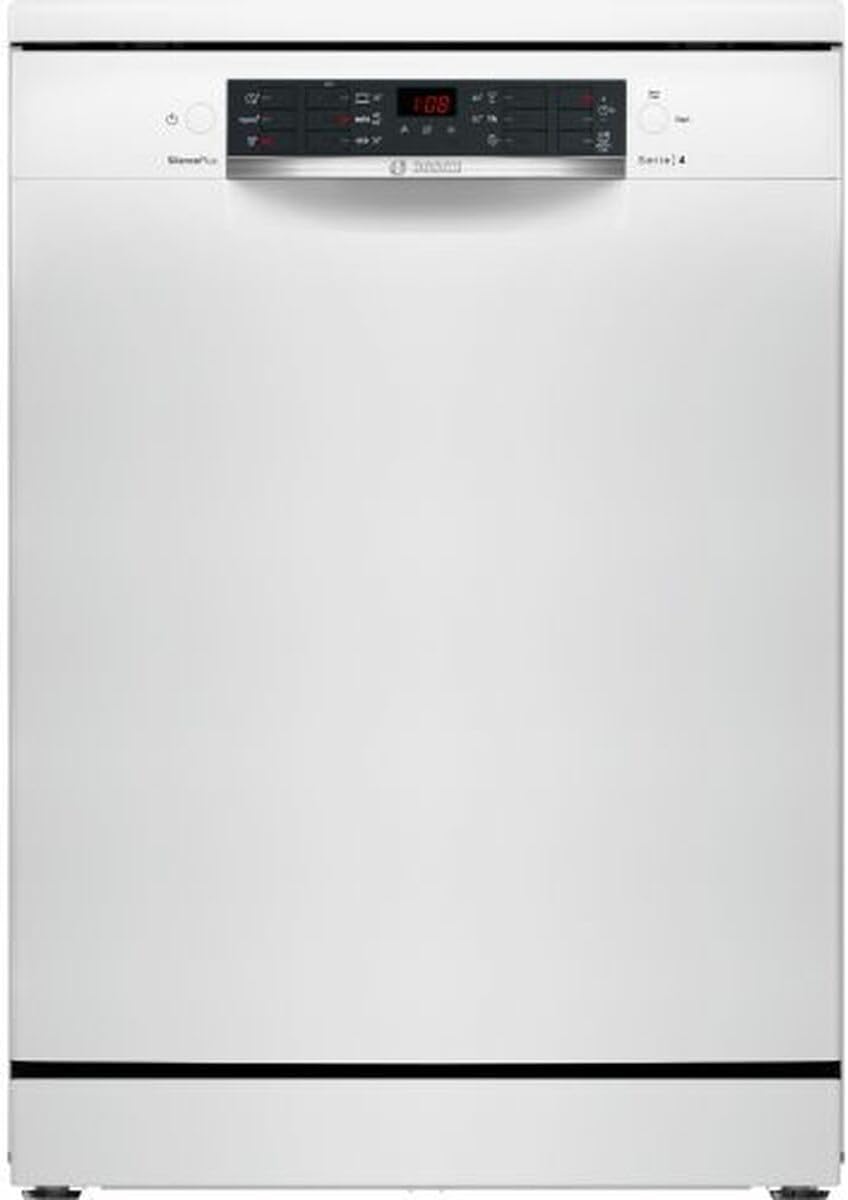60 cm de large – Lave-vaisselle libre – Lave-vaisselles standards, Bosch, 13 services, SMS46KW02E, blanc, silencieux