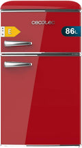 Réfrigérateur Congélateur Bolero CoolMarket 2D Origin 86 Red E. 86 L – Mini réfrigérateurs, Cecotec, Total No Frost, Lumière LED