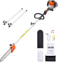 avec Perche Extensible 2 – Élagueuse Thermique sur Perche à 2 Temps – Perches élagueuses, VEVOR, 5 cm, 25 cc, 12-3, 62 m