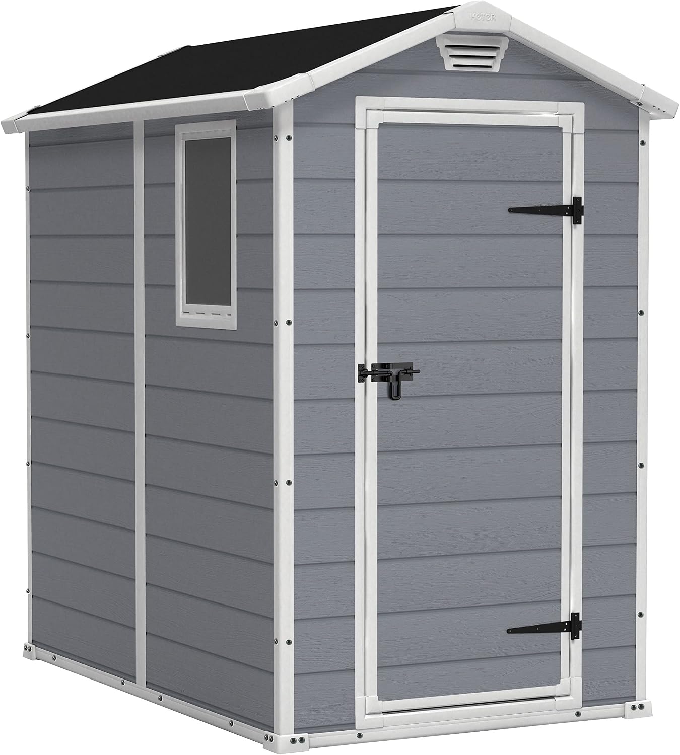 ABRI Manor 46-2 – Abris de jardin, Keter, 2m2 - Gris, abri Manor 46, Gris/Blanc