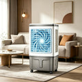 Meedlopia Climatiseur Mobile Refroidisseur d'air Portable 30L – Évaporatif 3 Vitesses, Oscillation 120°, Minuterie 7 H