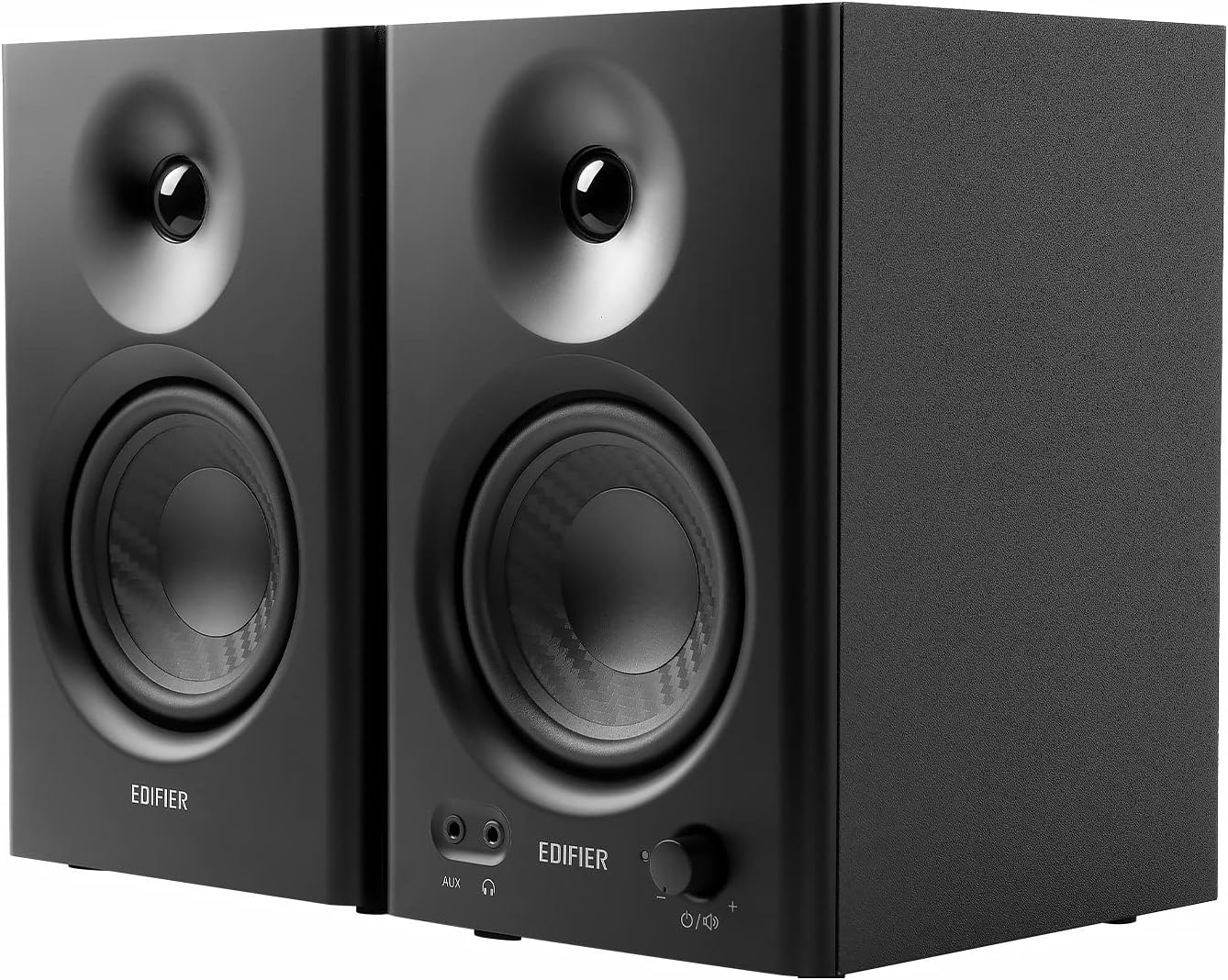 MR4 - Moniteur de Studio Compact 2.0 – Edifier, 42W, Deux Modes Sonores, Noir, Amplificateur Classe D