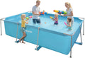 avec Système Drainage Débit Contrôlé – Piscine Hors Sol à Cadre Métallique – Structures pour piscines, VEVOR, 3 x 2 x 0, 76 m