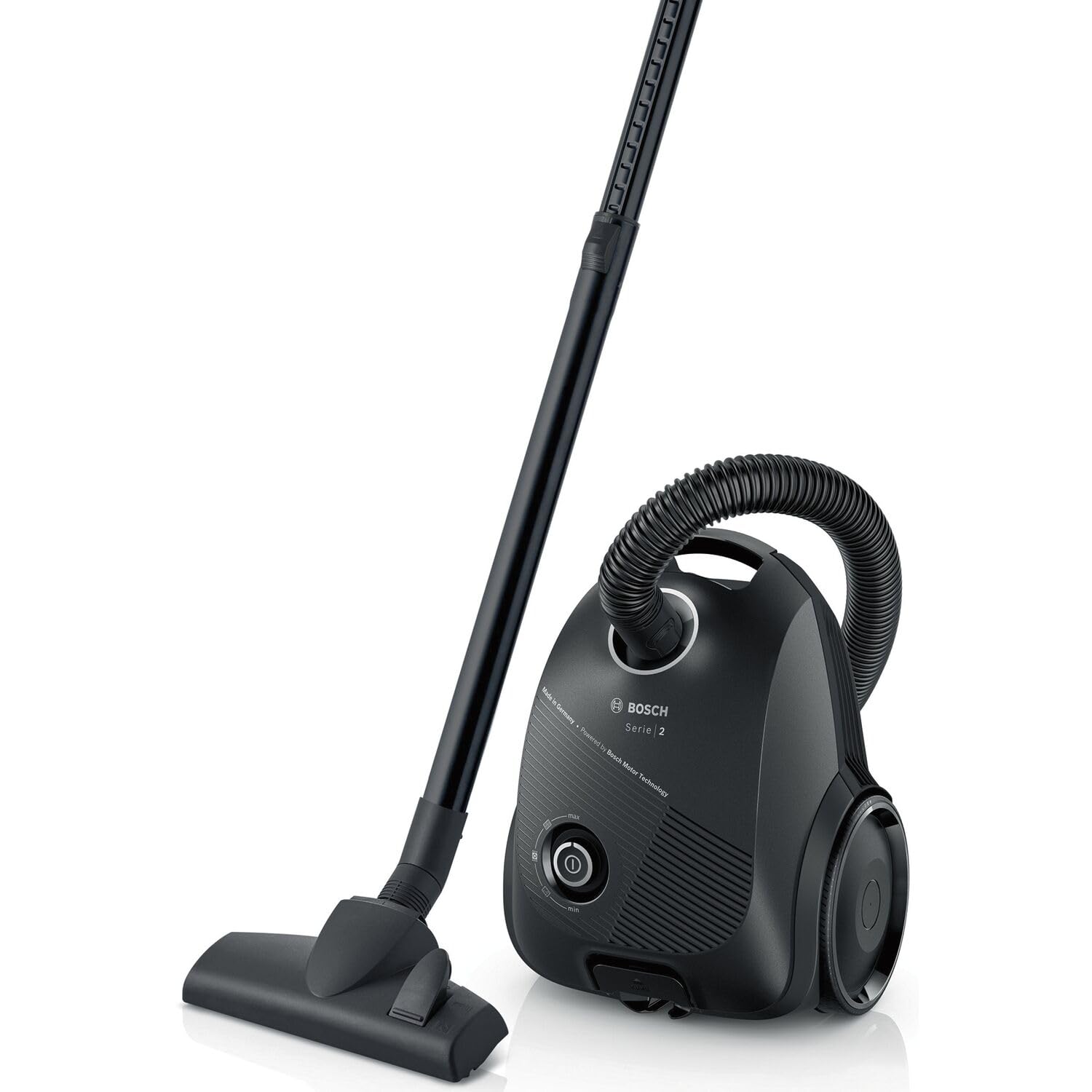 Bosch BGLS2BA1 Series 2 Aspirateur avec sac – 5 l, 600 W, 80 dB, câble de 8 m, noir