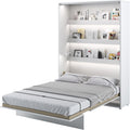 Sa profondeur une fois plié n'est que de 46 cm – Lit Escamotable Bed Concept - Lit Pliant 1 Personne - Mural Rabattable - Armoire - Placard
