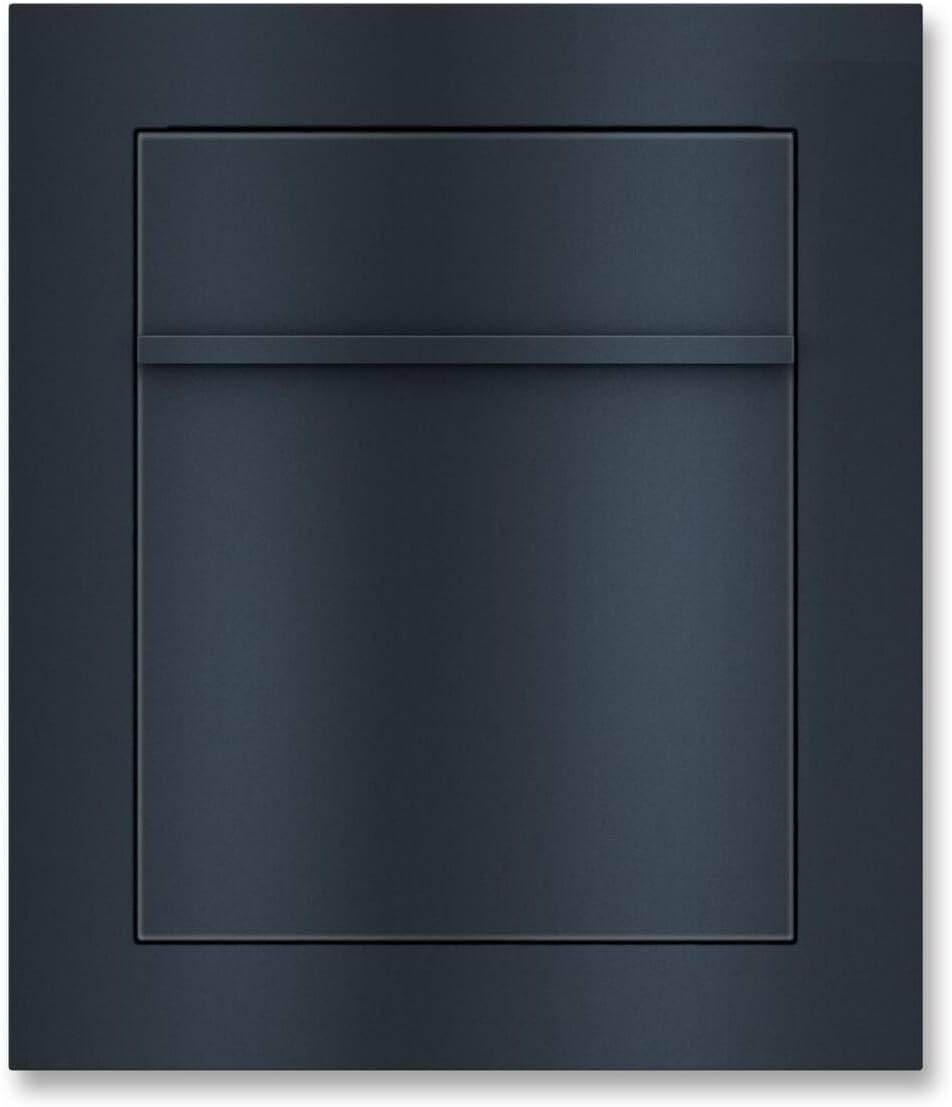 boîte aux Lettres encastrable Moderne en Anthracite RAL 7016 – Boîtes aux lettres murales, Metzler, en Acier thermolaqué