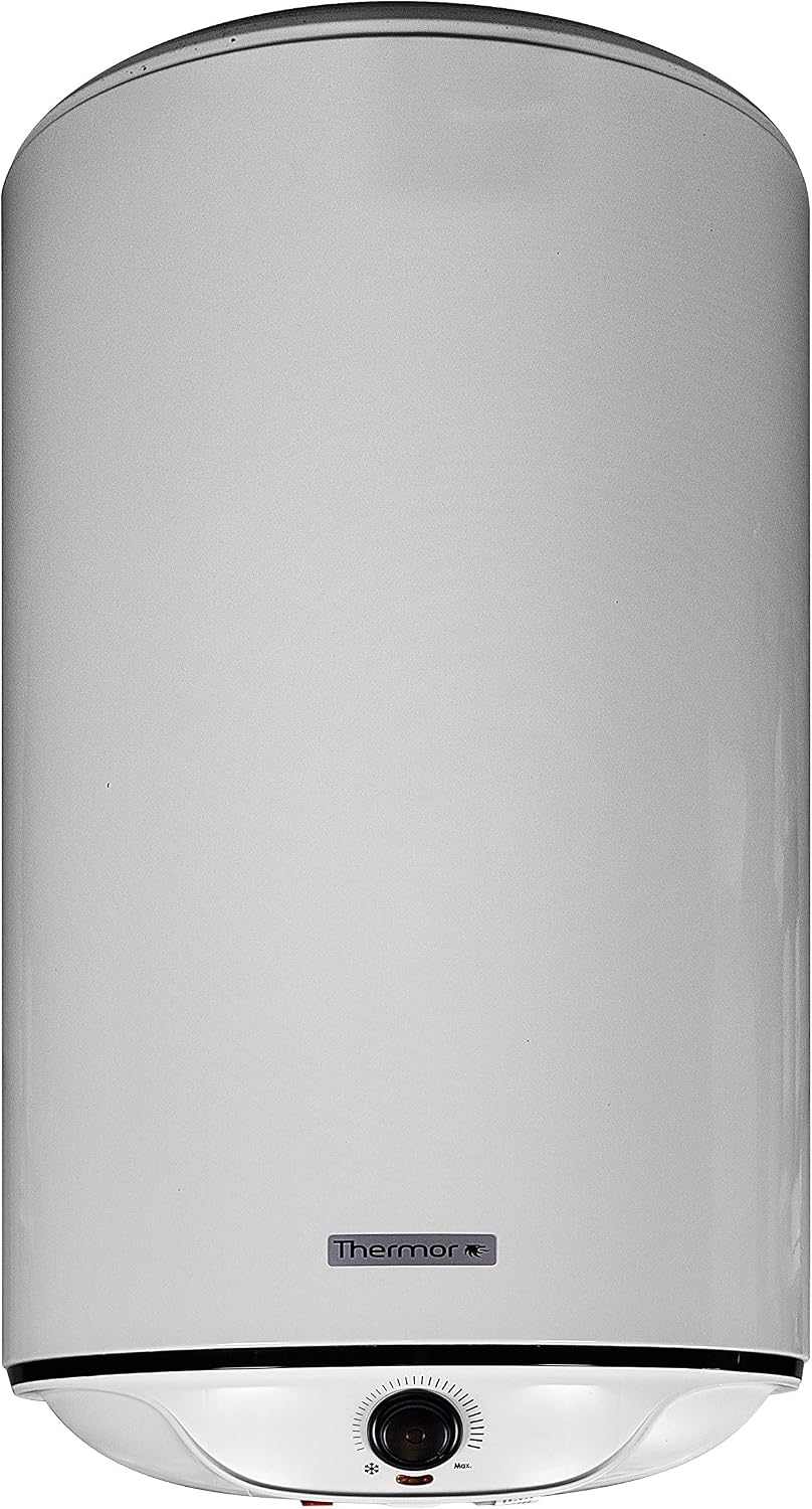 Thermor Groupe Atlantic Chauffe-eau électrique Série Concept 80 litres – RyTE pro, Chaudière verticale - Isolation haute densité, Gris