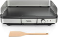 Maxi Plancha électrique extérieur et intérieur format XXL10/12 Personnes avec protection contre – Tefal, Argent/Noir