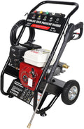 Dofanqing Nettoyeur Haute Pression à Essence – 6 l, 2200 PSI, 5 CV, Lot de 5, Tuyau de 8 m, réservoir d'eau de 3