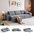 Canapé-lit - Canapé-lit avec coussin d'accoudoirs - Canapé-lit pliable - Canapé compressé en – Canapés et divans, LINSY HOME