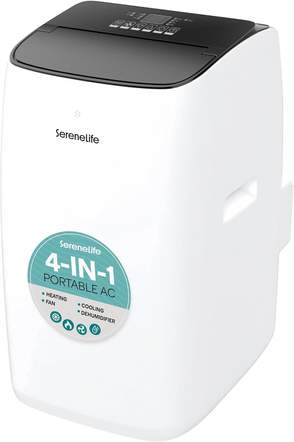 Climatiseurs portables – SereneLife, Climatiseur Mobile Inverter A+++ 12000 BTU Double Tuyau, Ultra Silencieux 44 à 49 dB avec Kit Fenêtre
