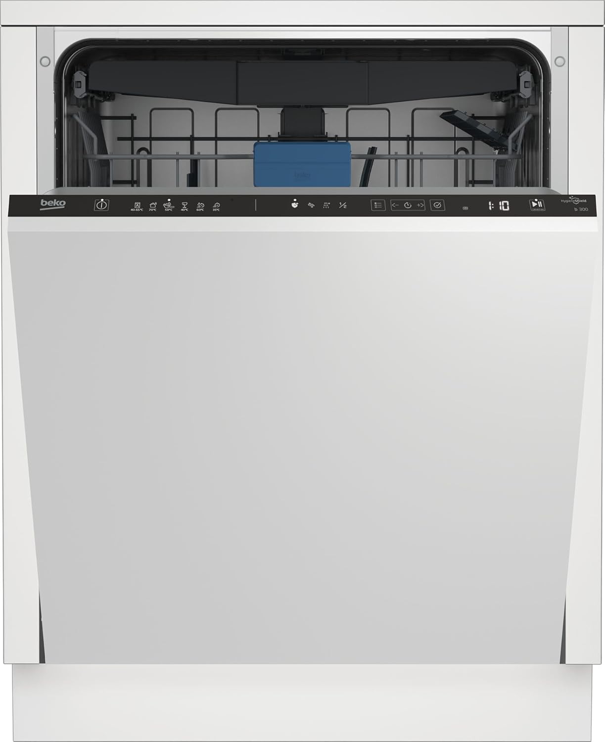 Beko Lave vaisselle encastrable Beko BDIN37530 – Auto 45-65 °C, délicat 40 °C, Eco 50 °C, Express, Intensive 70 °C, Quick&Shine, Blanc