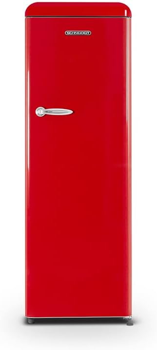 Réfrigérateurs standard – Schneider, SCCL329V-RE - Réfrigérateur une porte 337L Vintage Rouge