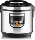 bajrl Cuiseur À Riz Électrique Intelligent - Marmite Multifonctionnelle De Grande Capacité Avec – Noir/Argent