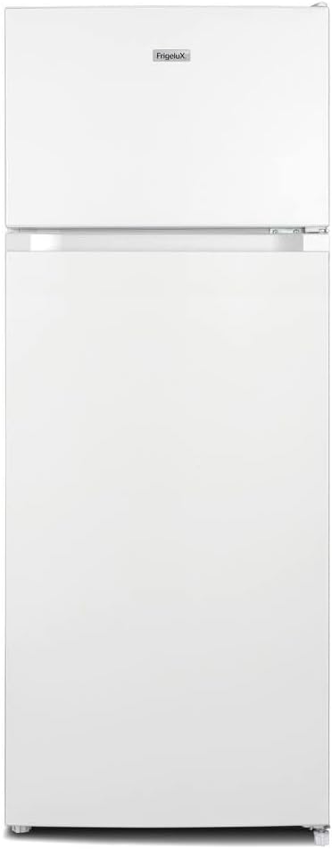 Réfrigérateur Double Porte Blanc RDP216BE 211L – Réfrigérateurs standard, FrigeluX, 170 L pour le réfrigérateur et 41 L pour le congélateur